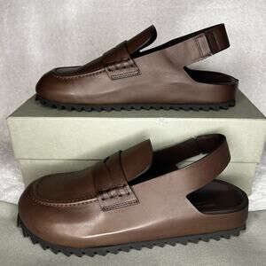 Officine Creative Pelagie 015 Slingback Loafers Brown Sz 38 (US 8) NIB